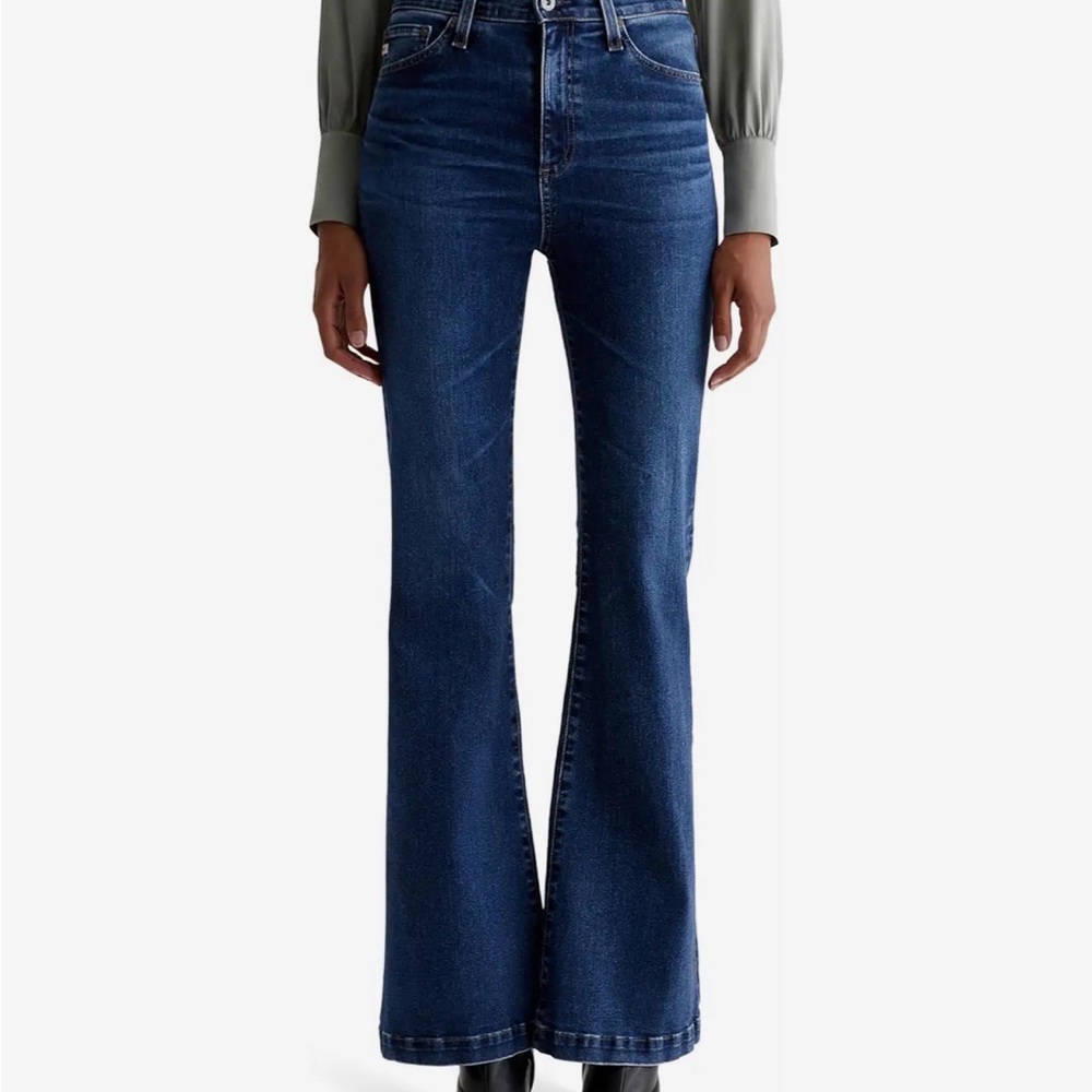 AG Madi m High-Rise Flare Jeans 10 Years Zurich Wash